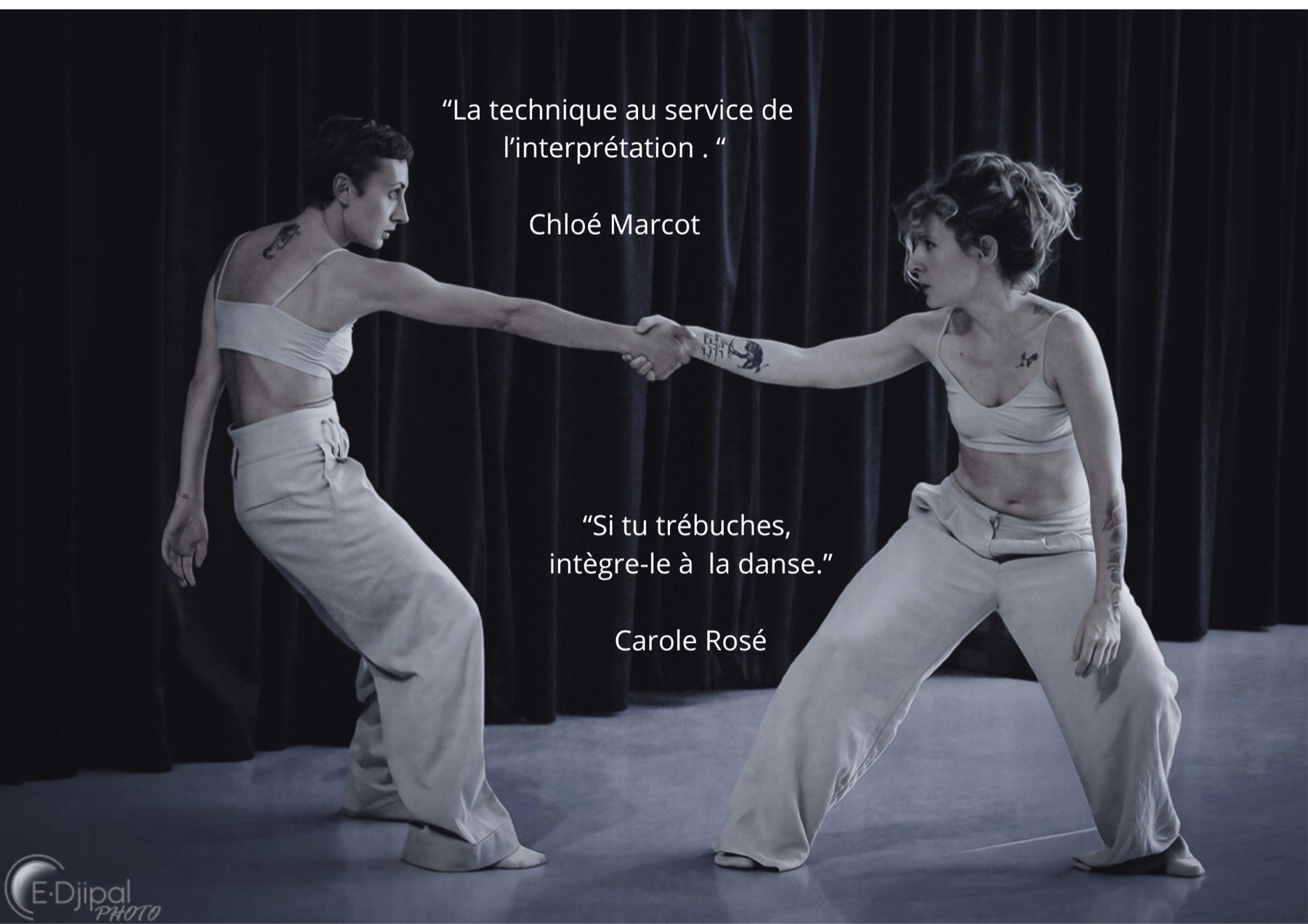 Chloé Marcot et Carole Rosé, direction artistique de la compagnie Pulsionnelles